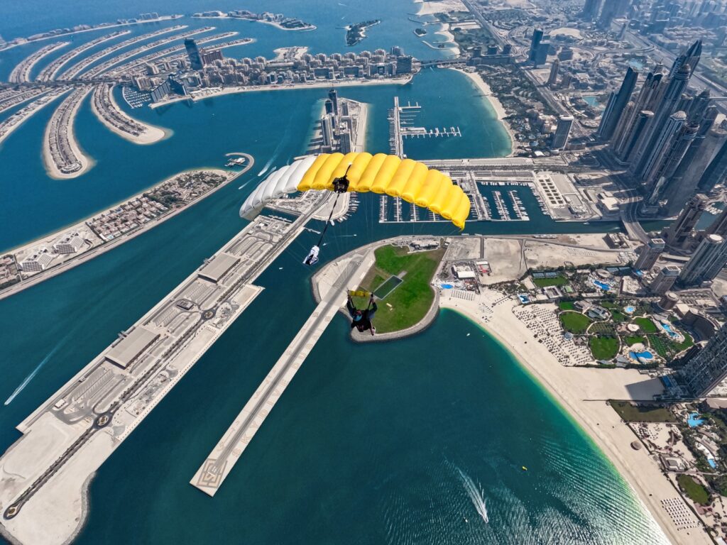 Exploring Dubai Marina: Skydive Dubai